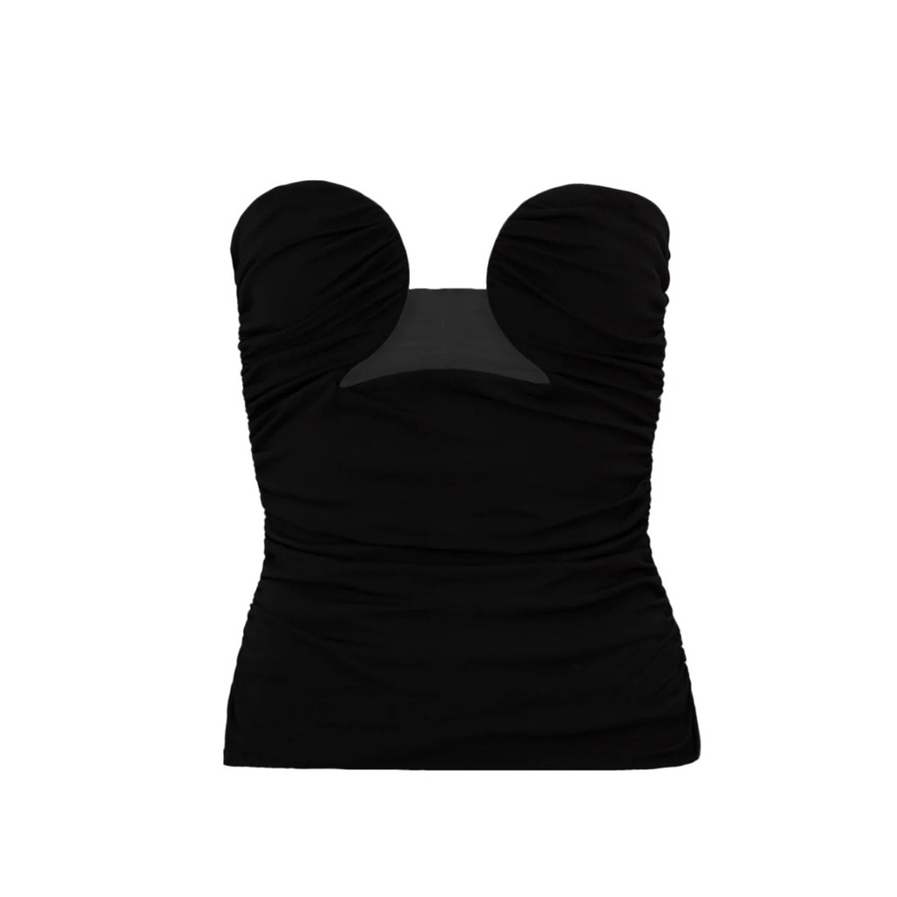 Pixie Market Black Dominique Wire Bustier